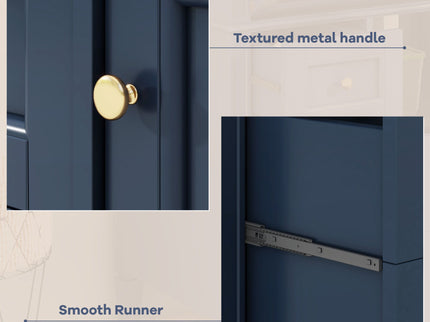 Bathroom Vanity With Top Sink, Storage Cabinet With 2 Drawers, Tip Out Drawer