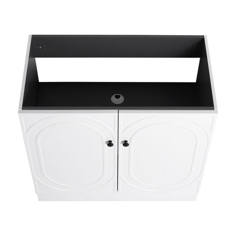 Modern Freestanding Bathroom Vanity With Soft Close Cabinet Doors