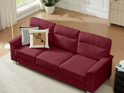 3 Seater Elegant Stationary Sofa