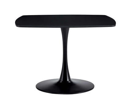 Table Mid-Century Dining Table For 4-6 People With Round Table Top, Pedestal Dining Table, End Table Leisure Coffee Table