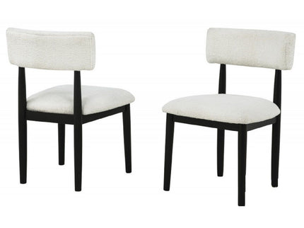Contemporary Upholstered Dining Chairs (Set of 2)