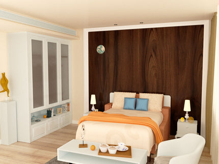 Morden Deisgn Vertical Murphy Bed With Sofa For Bedroom Or Guestroom White Wall Bed Space Saving Hidden Bed With New Style Gas Struts - Orange