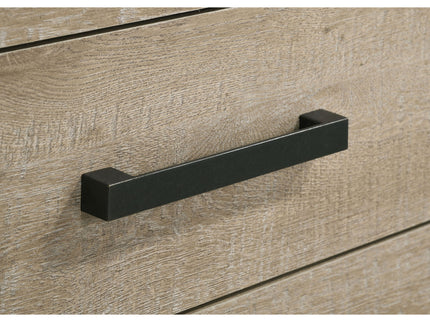 Sansome - 6 Drawer Dresser With Mirror - Oak