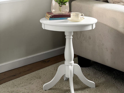 Alger - Accent Table - White