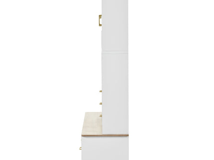 Entryway Hall Tree With Bench And Storage, 5 In 1 Coat Rack
