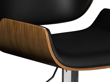 Dixie - Adjustable Swivel Bar Stool - Black