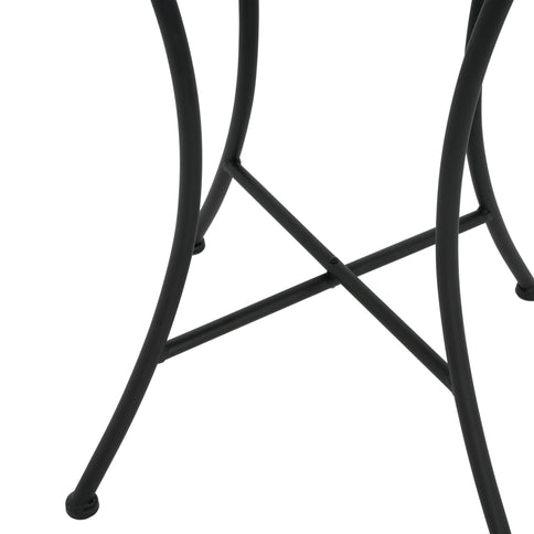 Lambert - Outdoor Chat Set - Black / Red