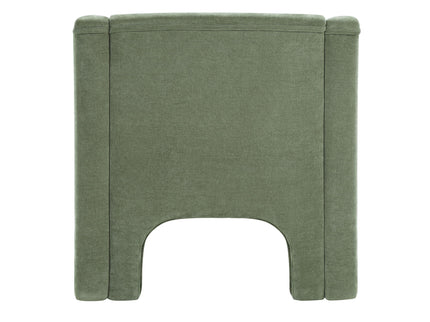 Barrel Accent Chair With Enclosed Arms