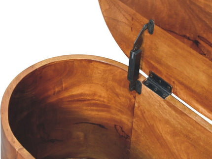 Rounded Lid Up Blanket Box