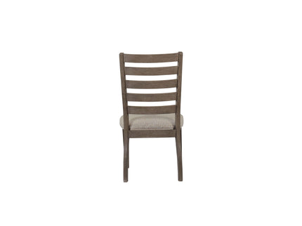 Side Dining Chair With Ladder Back (Set of 2) - Gray