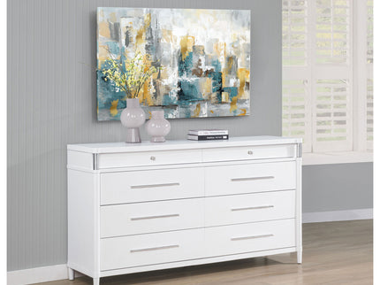 Robinson - 8 Drawer Dresser - White