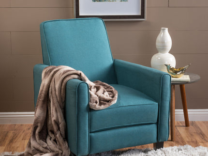 Upholstered Push Back Recliner Chair For Living Room