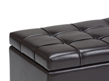 Sienna - Upholstered Storage Ottoman Bench