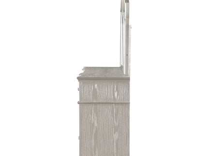 Colwood - 9 Drawer Dresser With Mirror - Silver