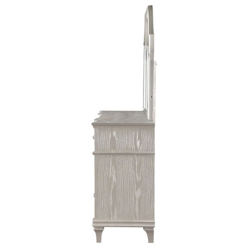 Colwood - 9 Drawer Dresser With Mirror - Silver