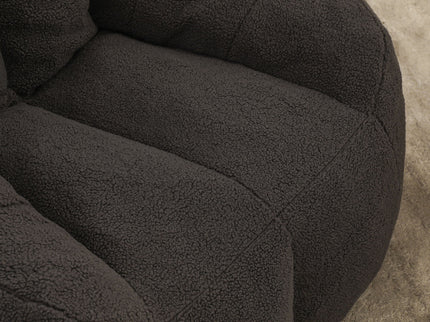 Comfy Bean Bag Chair With Memory Foam Filler, Tufted Soft