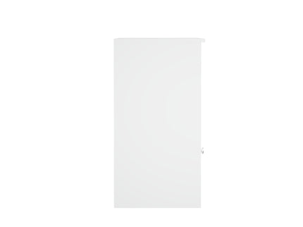 Toy Storage Organizer With Large Drawer And Low Bookshelf For Nursery & Playroom - White
