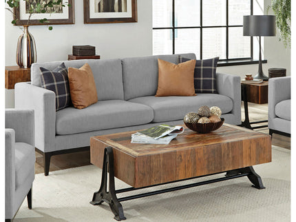 Montauk - Upholstered Sofa With Reversible Cushions - Light Gray