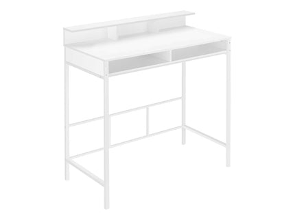 Computer Desk For Home Office, Standing, Storage Shelves, Laptop, Contemporary & Modern