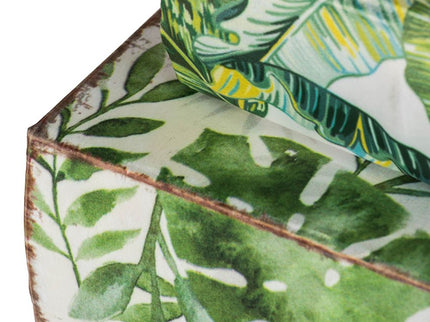 Botanical And Book Boxes (Set of 2) - White / Green