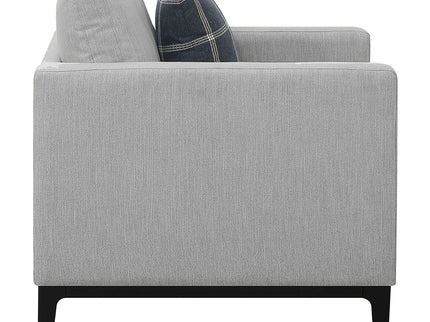 Saba - Upholstered Chair With Reversible Cushions - Gray