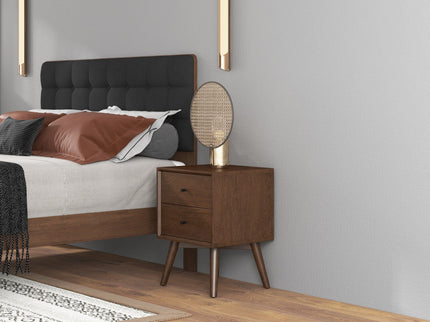 Caroline - Mid-Century Modern Style Night Stand 2 Drawer