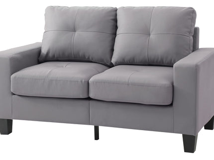 Upholstered Track Arm Loveseat For Cozy Spaces