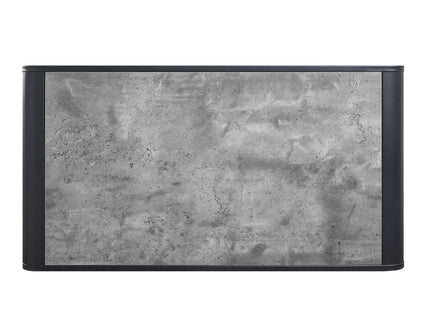 Raziela - Concrete Coffee Table - Black / Gray