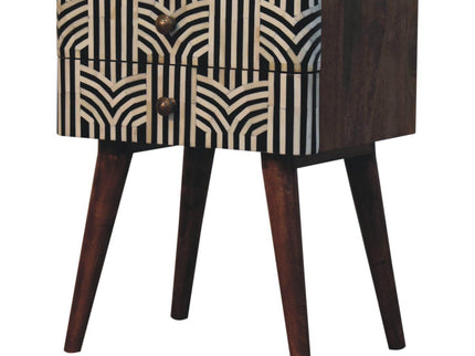 Edessa Bone Inlay Bedside