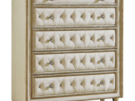 Williams - 5 Drawer Bedroom Chest - Camel