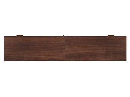 TV Stand, Media Console With 4 Drawers, Soft Closing Hinges - Dark Brown