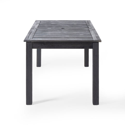 Outdoor Expandable Dining Table With Square Legs