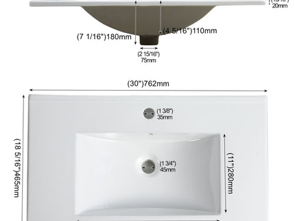 Floating Bathroom Vanity With Sink Combo