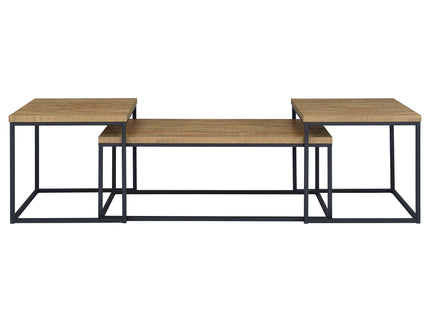 Rosey - 3 Piece Coffee Table Set - Mango Color
