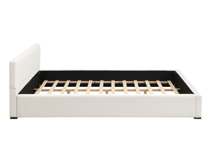 Elegant Wide Edge Bed With Soft Upholstered