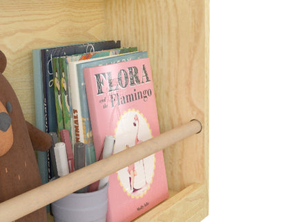 3 Tier Book Shelf, Compact Storage For Bedrooms