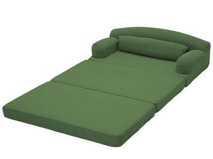 2 Seater Sofa Bed, Compact Foldable Floor Couch