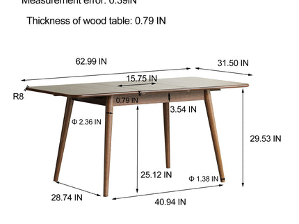 Round Corner Diagonal Leg Telescopic Table For 6 - 8 People To Meet Dining Table