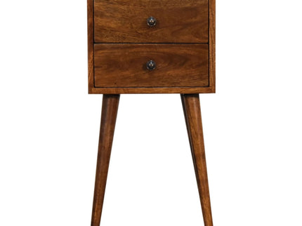 Mini 2 Drawer Nightstand