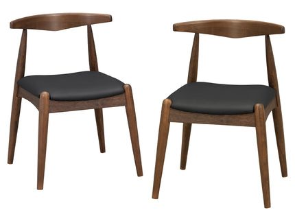 Dining Chairs With Ergonomic Backrest (Set of 2)