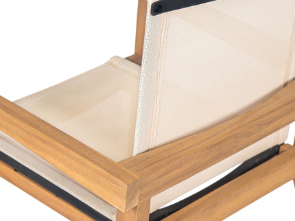 Belfast - Dining Chair With Acacia Wood Frame And Seating (Set of 2)
