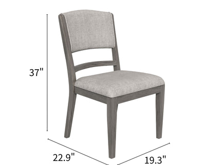Arcus - Dining Chair (Set of 2) - Charcoal Gray