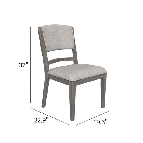Arcus - Dining Chair (Set of 2) - Charcoal Gray