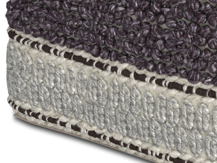Grady - Handcrafted Square Pouf