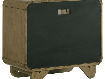 Tully - 2 Drawer Nightstand - Nutmeg Brown