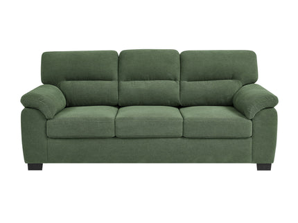 3 Seater Sofa With Padded Armrests And Triangular Leg