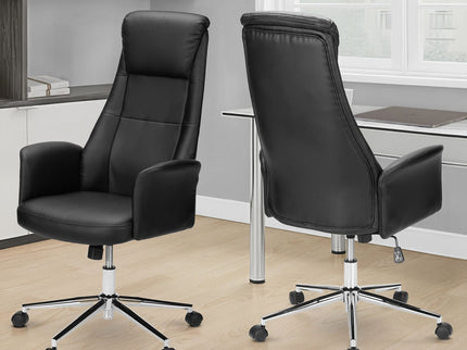 Office Chair With Adjustable Height - Black