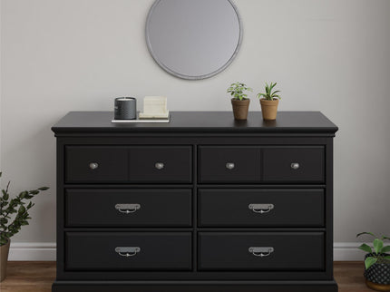 Bristol - 6 Drawer Dresser - Black