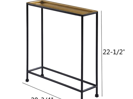 Trenton - Accent Side Table - Antique Bronze