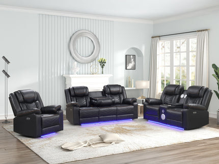 Challenger - LED Power Recliner Set